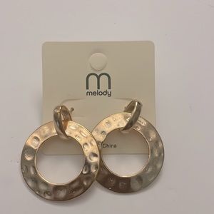 Melody Gold post earrings